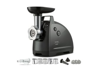 Месомелачка Tefal NE685838, HV8 PLUS 11IN1 2000W, 2.3kg/min, 2 решетки, кебап, наденици, рендосване 5 барабана, сосове