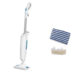 Парочистачка Rowenta RY6537WI, STEAM POWER, 1200 W, време за загряване 30 сек, обем на резервоара 0.6 л, бял/син