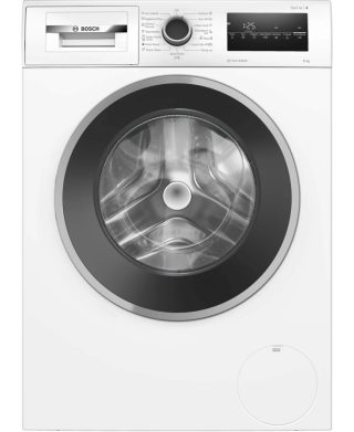 Пералня Bosch WAN2426NBY, 8 kg, 1200 об/мин, енергиен клас A, Iron Assist, сребърно-черно-сива врата