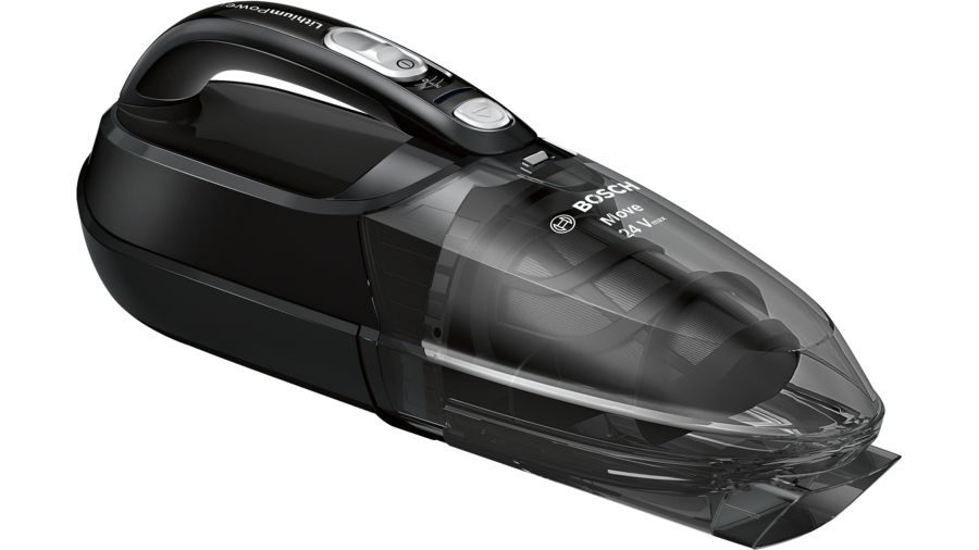 Bosch BHN24L, Rechargeable Vacuum Cleaner, Move Lithium 24Vmax; 21.6V; Charging time 5h; Dust container 0.3l; Working 45 min; Black