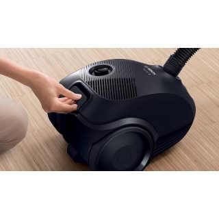 Bosch BGBS2LB1 Прахосмукачка с торбичка 3.5 л, Series 2, 600W, 80 dB(A), черен