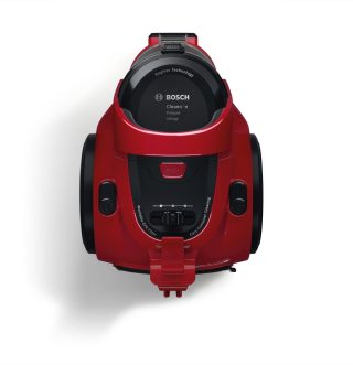 Bosch BGC05AAA2, Прахосмукачка, 700 W, без торба, 1.5 L, 78 dB(A), клас на енергийна ефективност A, чили червен/черен