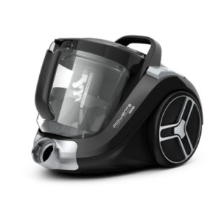 Прахосмукачка Rowenta Compact Power XXL RO4825EA, черно+сиво, 2.5 л, 550 W