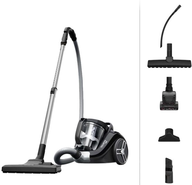 Прахосмукачка Rowenta RO4B75EA Compact Power XXL, Black, 900W, 2.5L, 75 dB