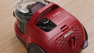 Bosch BGC21X350, SER4 безторбичеста прахосмукачка, 750 W, 2.0 L, 78 dB(A), Червена