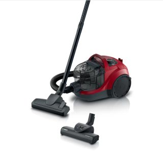 Bosch BGC21X350, SER4 безторбичеста прахосмукачка, 750 W, 2.0 L, 78 dB(A), Червена