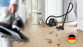 Bosch BGC21POW1, SER4 безторбена прахосмукачка ProPower, 750 W, 2.0 L, 78 dB(A), Черен