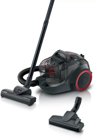 Bosch BGC21POW1, SER4 безторбена прахосмукачка ProPower, 750 W, 2.0 L, 78 dB(A), Черен