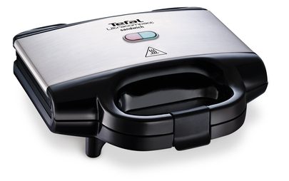Сандвич мейкър Tefal SM157236 Ultracompact white, грил плоча, 700W, вкл/изкл, бутон готово, LED