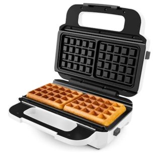 Сандвич мейкър Tefal SW701110 Multiplates Snack XL, 850W, допълнително дълбоки плочи, 2 плочи (триъгълни сандвичи, гофрети)