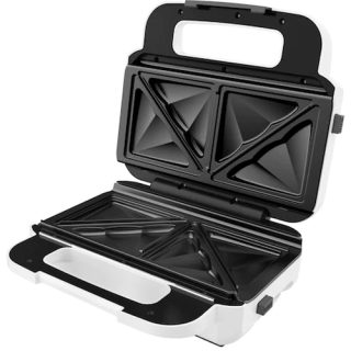 Сандвич мейкър Tefal SW701110 Multiplates Snack XL, 850W, допълнително дълбоки плочи, 2 плочи (триъгълни сандвичи, гофрети)