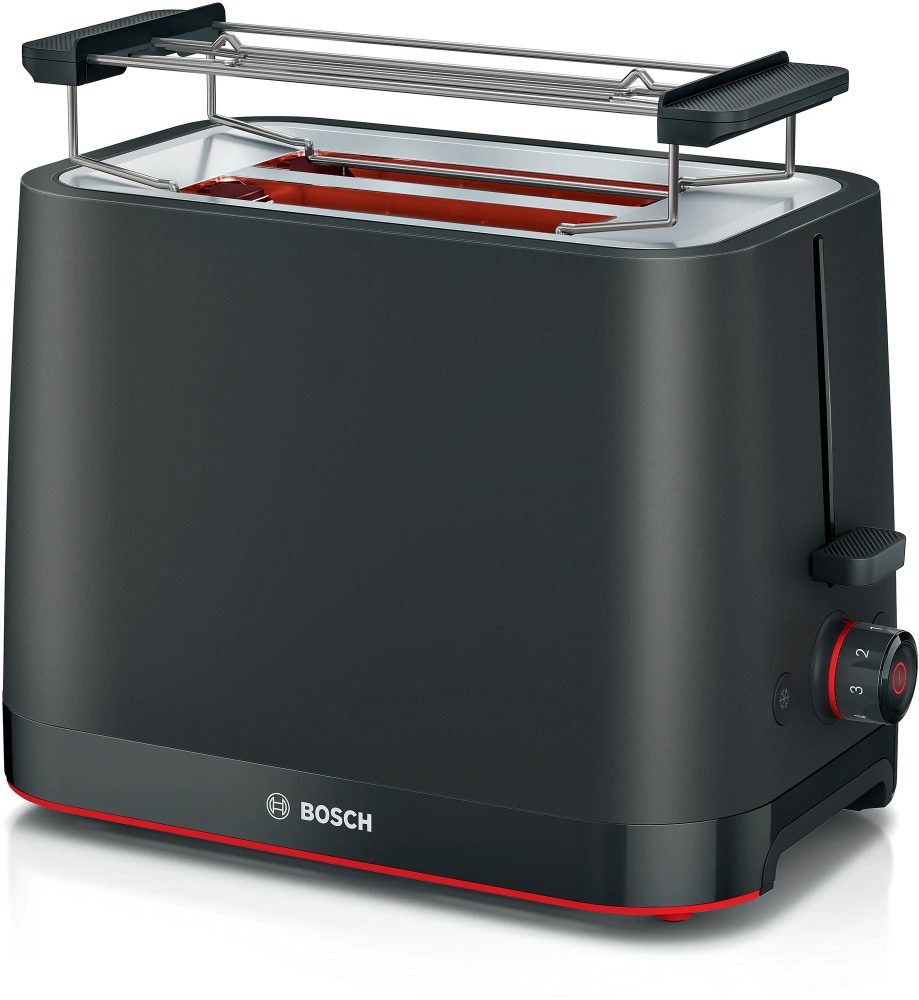 Bosch TAT3M123 MyMoment компактен тостер, 950 W, черен