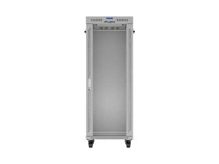 Lanberg Rack Cabinet 19" Free-Standing 32U/600X800 (Flat Pack) With Glass Door LCD Grey V2