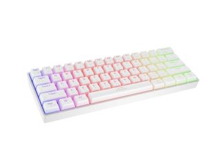 Genesis Mechanical Gaming Keyboard Thor 660 G2 Wireless RGB Backlight WHITE GATERON BROWN