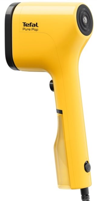 Tefal DT2026E1 Pure Pop уред за гладене с пара, жълт, 1300W, до 20g/min, загряване за 15s, резервоар 70ml, автоматично изключване, двустранна подложка