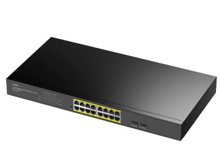 Cudy GS1016EPS2 16-портов Gigabit PoE+ комутатор с 2 SFP слота
