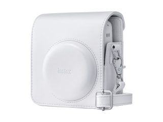 Предпазен стилен калъф за фотоапарат FujiFilm Instax Mini 13, Бял