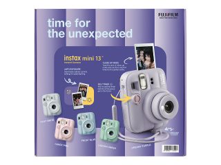 Комплект за моментални снимки FujiFilm Instax Mini 13, Лилав