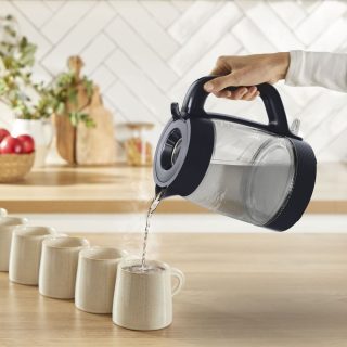 Електрическа кана Tefal KO2G08E0 Ket Morning Glass Blk Knight