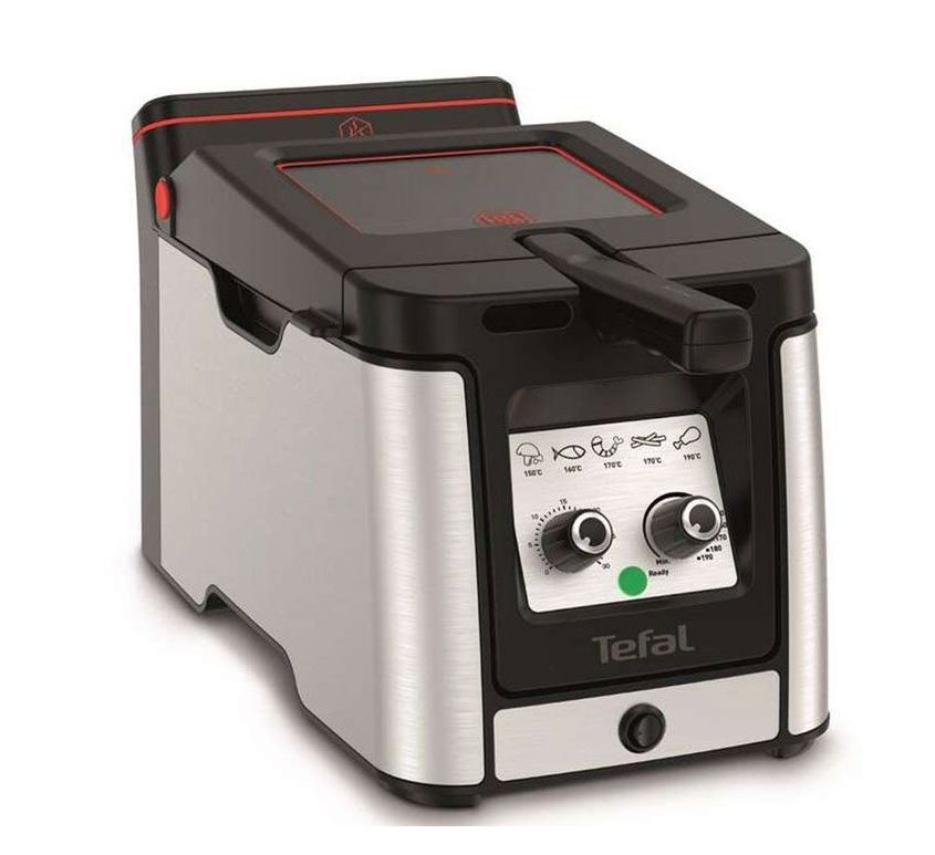 Термопот Tefal FR600D10 Clear Duo (Odorless), 1.2 kg (3.5 L), 2000 W, регулируема температура и таймер (30 мин), подвижна купа, хладен допир, вкл/изкл