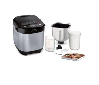 Хлебопекарна Tefal PF240E38 Pain Plaisir, 500/750/1 kg, 20 програми, черен/инокс, 720W, 3 степени на изпичане