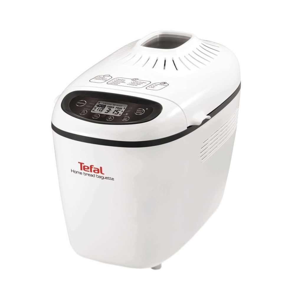 Tefal PF610138 Home Bread Baguette Хлебопекарна, 1600W, 1500g, 16 програми, бял