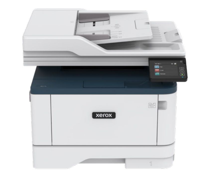 Xerox B315 A4 моно MFP 40ppm. Печат, копиране, плосък скенер с DADF, факс. Двустранен печат, мрежа, wifi, USB, тава за 250 листа