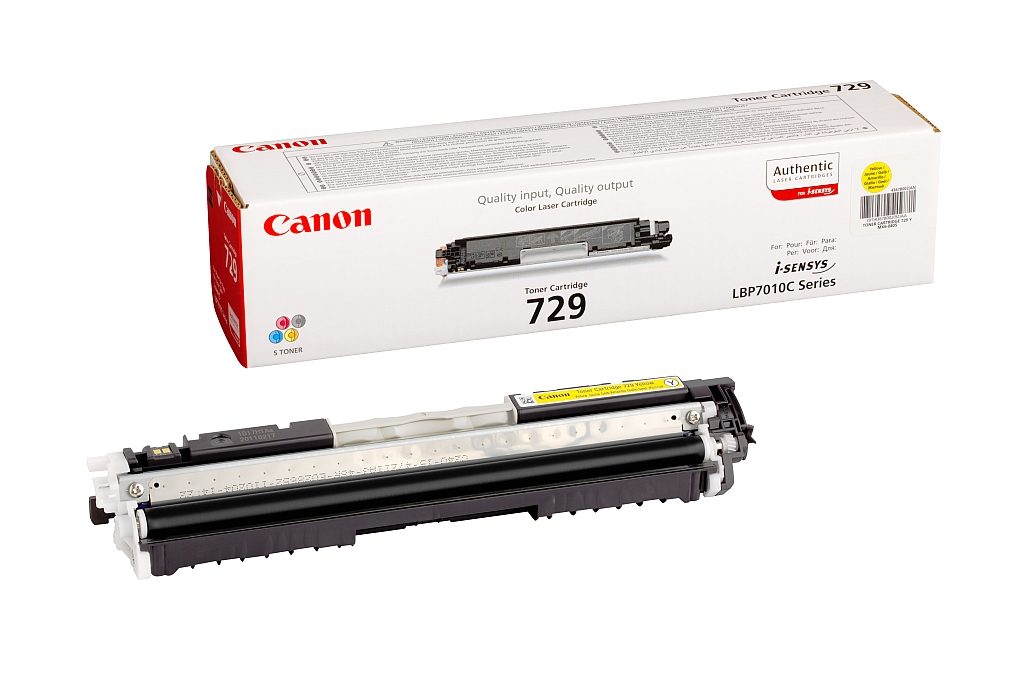 Тонер касета Canon CRG-729Y (жълт)