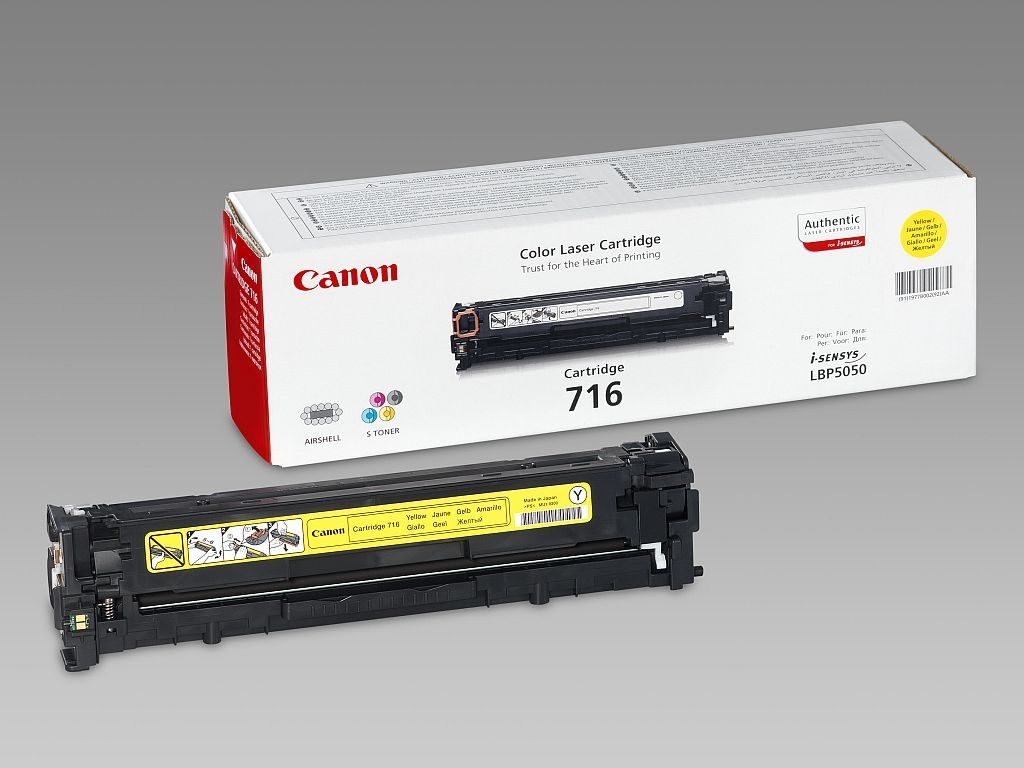 Тонер касета Canon CRG-716Y (жълт)
