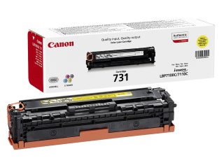 Тонер касета Canon CRG-731Y жълта