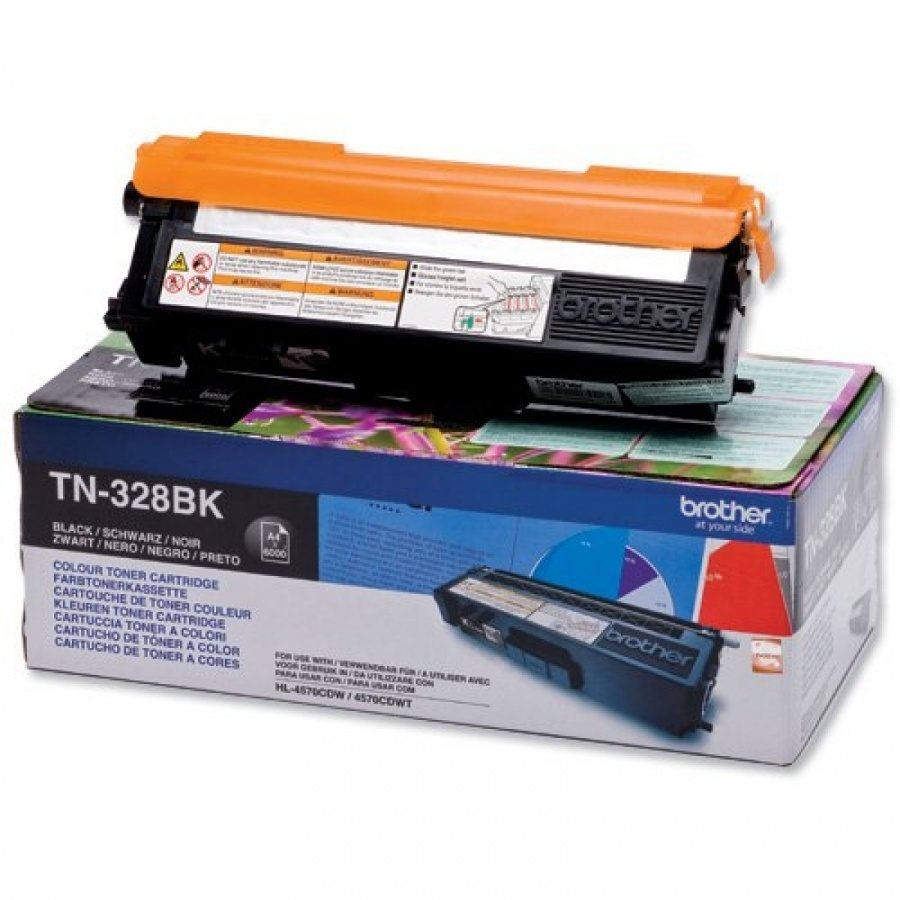 Brother TN-328BK тонер касета висок добив