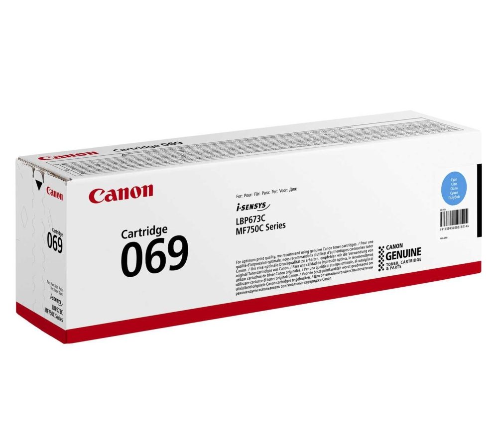 Тонер касета Canon CRG-069 C (циан)