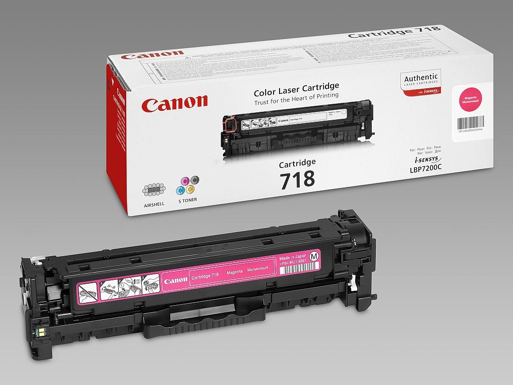 Тонер касета Canon CRG-718M