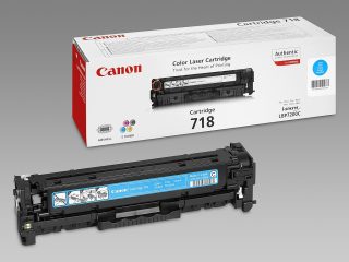 Тонер касета Canon CRG-718C циан