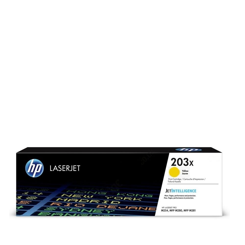 HP 203X Оригинален жълт тонер касета LaserJet