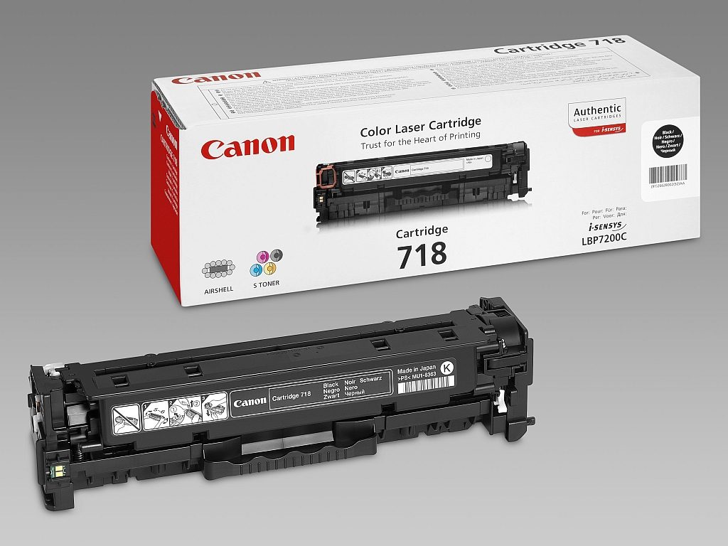 Тонер касета Canon CRG-718BK