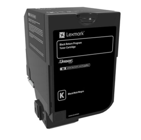 Lexmark 74C20K0 CS720, CS/CX725 Black Return Programme 3K тонер касета
