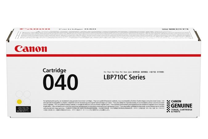 Тонер касета Canon CRG-040 Y