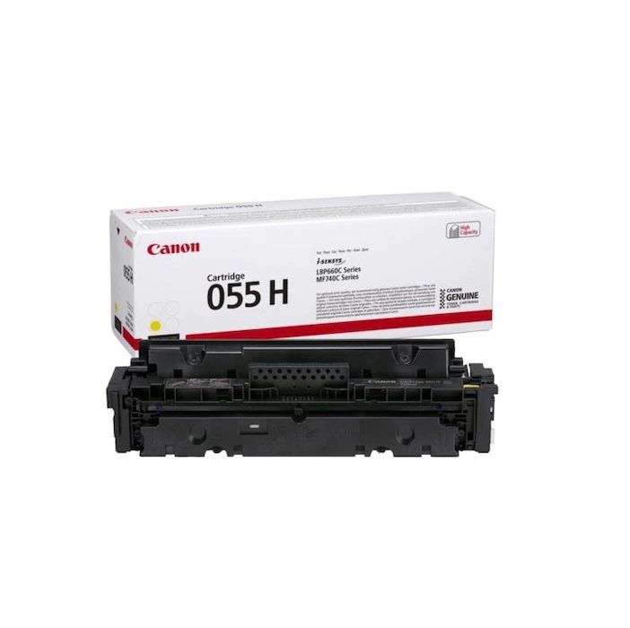 Тонер касета Canon CRG-055H Y