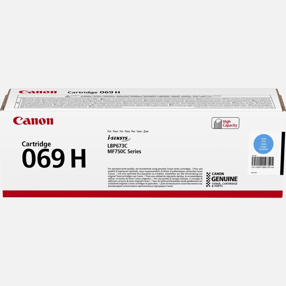 Тонер касета Canon CRG-069H C