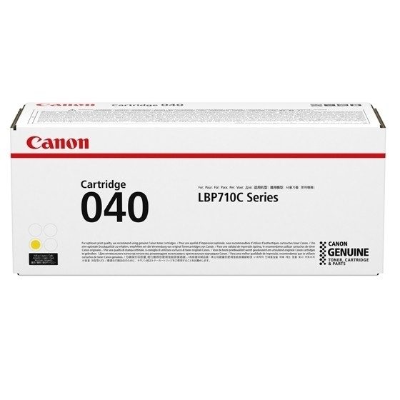 Тонер касета Canon CRG-040H Y