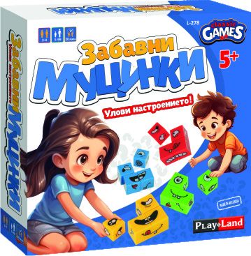 Картонена игра ПЛМ №278 ЗАБАВНИ МУЦУНКИ