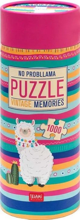 Пъзел Legami - Vintage Memories - Llama, 1000 части