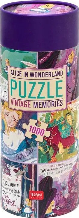 Пъзел Legami - Vintage Memories - Алиса в страната на чудеса, 1000 части
