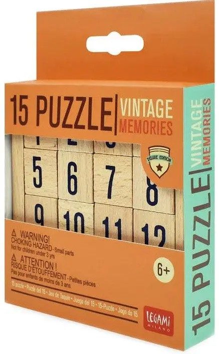 Логическа игра Legami - Vintage Memories - 15 Puzzle