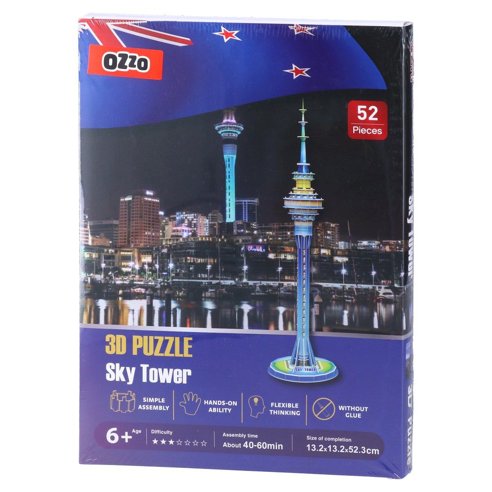 Пъзел Sozzle, 3D, Sky Tower, 52 части