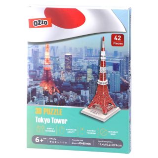 3D Пъзел Sozzle - Tokyo Tower - 42 части