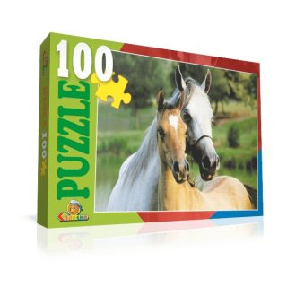 Пъзел - Коне - 100 части