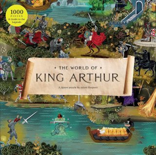 Пъзел Laurence King - The World of King Arthur - 1000 части