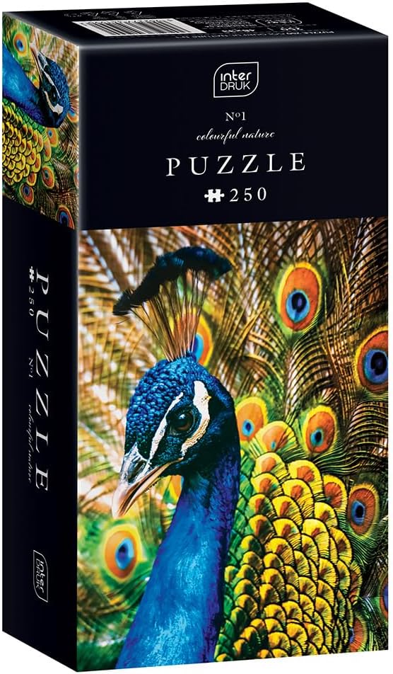 Пъзел Interdruk - Colourful Nature - Peacock - 250 части